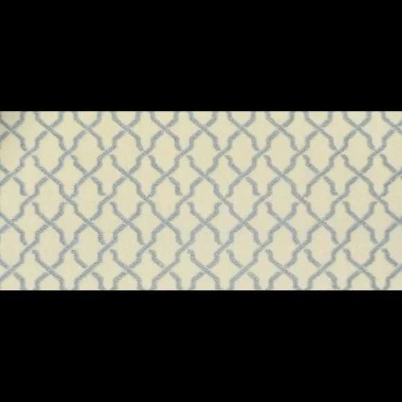 9 YDS - Provential French Blue Stitched Modern Design - Picture 5 of 7